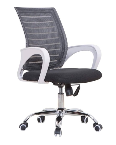 Ghế lưới văn phòng giá rẻ khung nhựa trắng: SG - 340 - $hienthicat